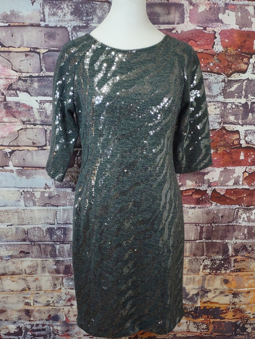 Scarlett Sequin Sweater Knit Dress
